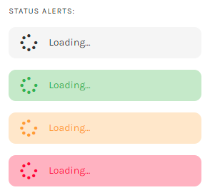 Status alerts