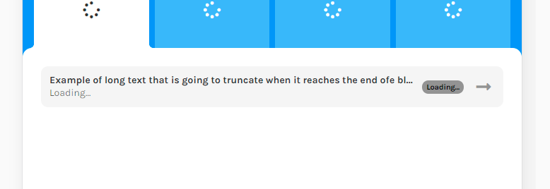 Example of truncation